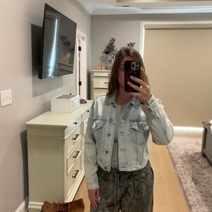 American Eagle Outfitters Light Blue Jean Jacket